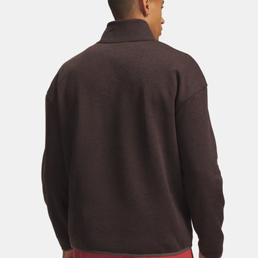 Under Armour Fleece® Twist Men's ¼ Zip (Peppercorn/White) Size L