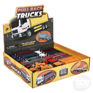 6" Die-Cast Pull Back Truck
