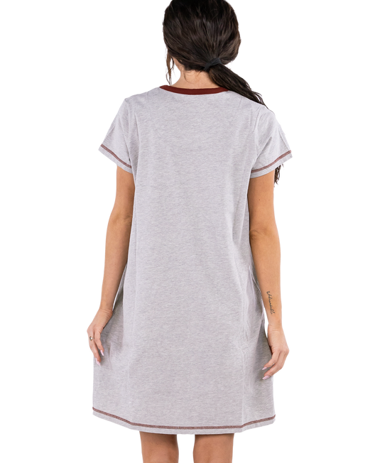 Time To Wine Down Women's V-Neck Nightshirt L/XL