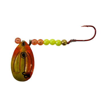 JB Lures Ventilator Pro Series Indiana Single Hook (Chartreuse/Orange)