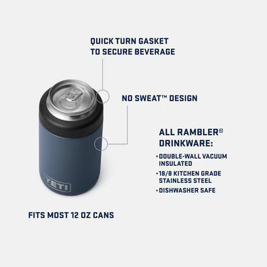 Yeti Rambler Colster 12oz Can Cooler (Blue Camo)