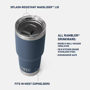 Yeti Rambler 30oz Tumbler w/ MagSlider Lid (Solar Flare)