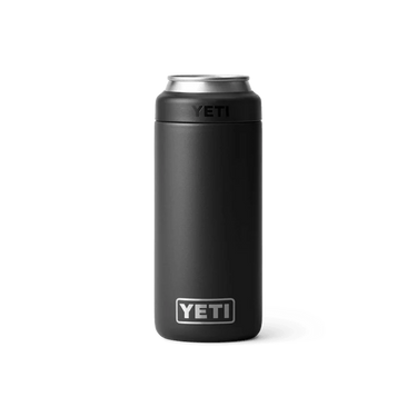 Yeti Rambler 12 Oz Colster Slim Can Cooler - Black