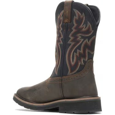 Wolverine Men's Rancher Waterproof Wellington Work Boot (Black/Brown) Size 9M