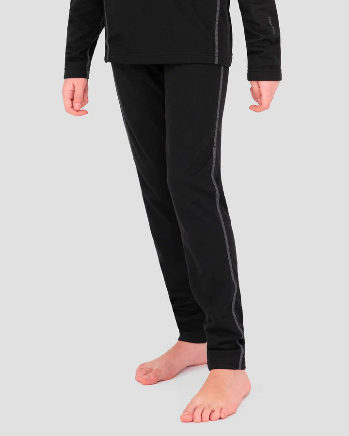 Load image into Gallery viewer, KIDS&#39; GENESIS HERITAGE EXPEDITION WEIGHT FLEECE THERMAL PANTS SMALL ONYX
