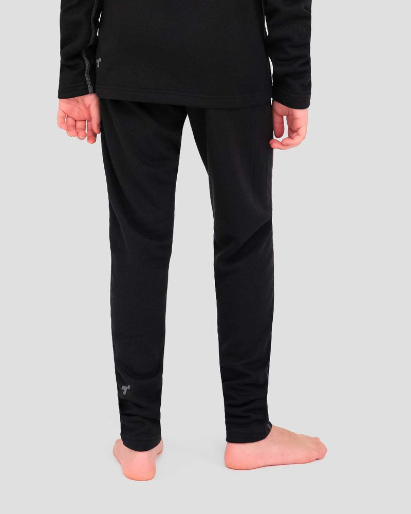 Load image into Gallery viewer, KIDS&#39; GENESIS HERITAGE EXPEDITION WEIGHT FLEECE THERMAL PANTS LARGE ONYX
