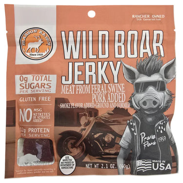 Pearson Ranch Wild Boar Jerky - 2.1oz Resealable Bag