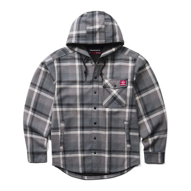 Wolverine Men's Bucksaw II Hooded Shirt Jac (Dark Shadow) Size L