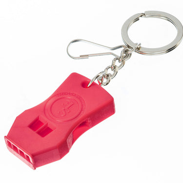 2Pc Plastic Raptor Whistle with Key Chain & Zipper Ring