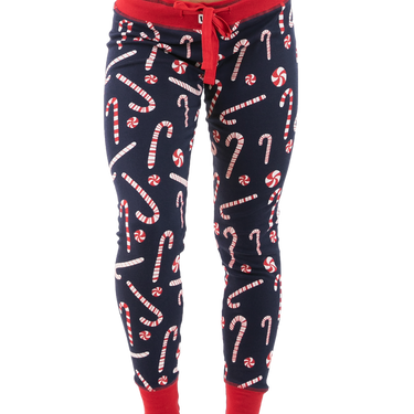 Lazy One Candy Cane Women's Legging Size XL