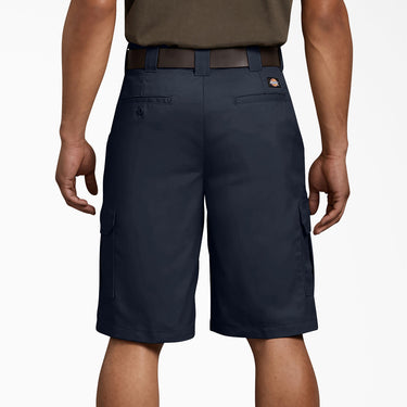Dickies FLEX Regular Fit Cargo Shorts, 11" (Dark Navy) Size 34 Waist