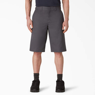 Dickies FLEX Cooling Active Waist Regular Fit Shorts (Charcoal Grey) Size 38