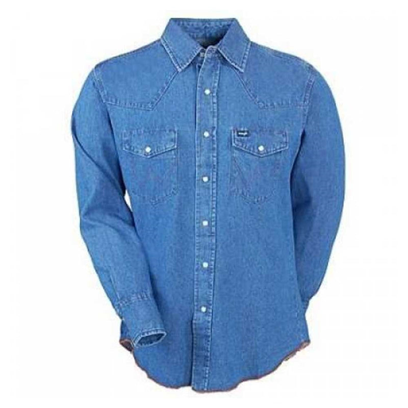 Load image into Gallery viewer, Men&#39;s XL Long Sleeve Stonewash Work Shirt
