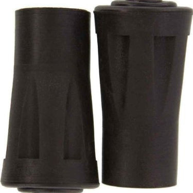 2-Piece Metal Reinforced Rubber Tips Set for Wooden Walking/Hiking Sticks