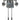 Sona Enterprises Telescoping Trekking Pole Set 26"-53" (Silver Grey)