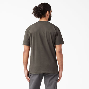 Dickies Heavyweight Short Sleeve Pocket T-Shirt (Black Olive) Size 3XL