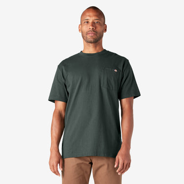 Dickies Heavyweight Short Sleeve Pocket T-Shirt (Hunter Green) Size 3XLT