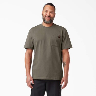 Dickies Heavyweight Short Sleeve Pocket T-Shirt (Mushroom) Size L