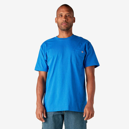Dickies Heavyweight Short Sleeve Pocket T-Shirt Size Medium Royal Blue