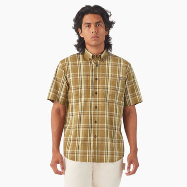 Dickies Short Sleeve Woven Shirt (Dark Olive) Size XL