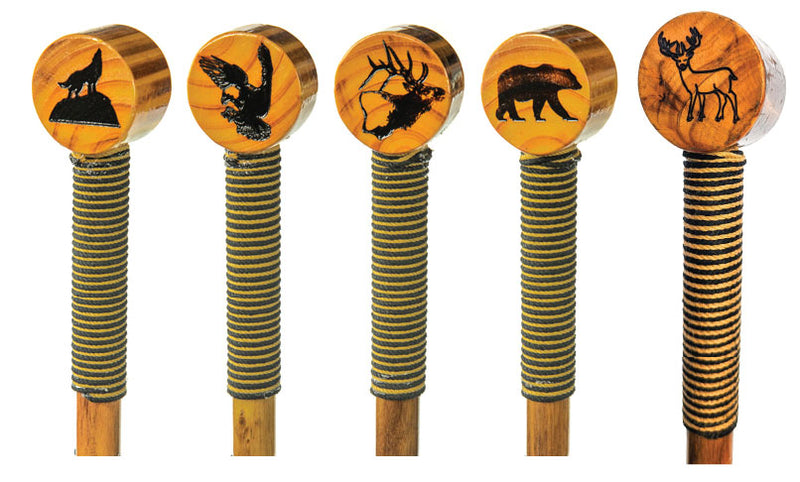 Load image into Gallery viewer, WOODEN WALKING STICK ASSORTED
