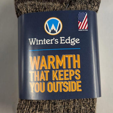 Winter's Edge Premium Alpaca Socks (Brown) Size L