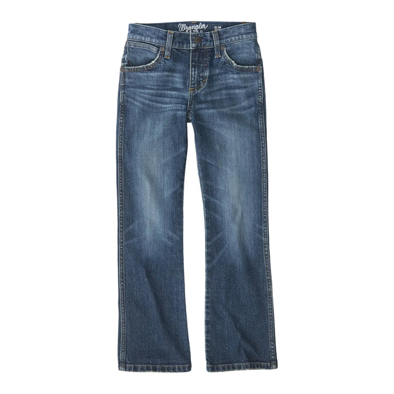 Load image into Gallery viewer, Wrangler Boys 10S Retro Slim Bootcut Whitley Jeans
