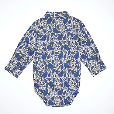 Wrangler Baby's Western Snap Bodysuit (Atlantic Paisley) Size 3-6M
