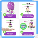 Four-step guide to launching the Buzz Lightyear helicopter with your hand