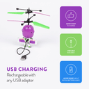 Buzz Lightyear helicopter with USB charging cable