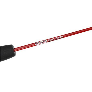 Zebco Dock Demon Red 30" 1 Piece Spincast Rod and Reel Combo