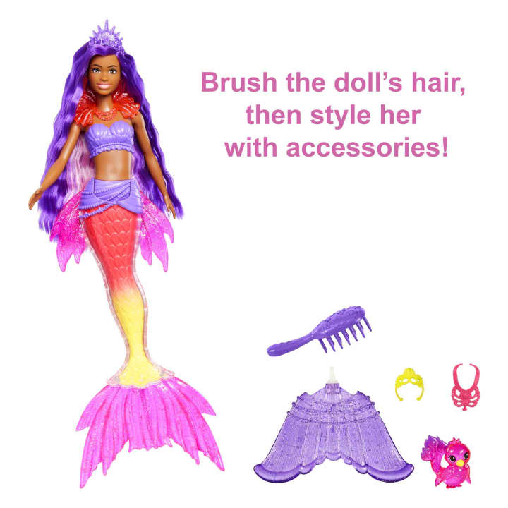 Load image into Gallery viewer, Barbie Mermaid Power &#39;Brooklyn&#39; Mermaid Doll &amp; Accessories Set
