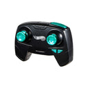 Black and teal 2.4 GHz remote control for the Hot Wheels RC Aston Martin Vantage
