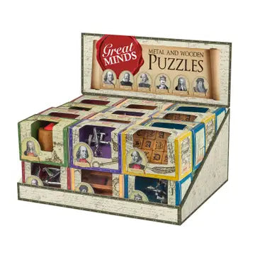 Great Minds Metal & Wood Puzzles Assortment
