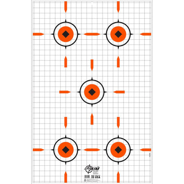 EZ Aim Sight Grid Shooting Target & Backer 1-Target, 23" x 35"
