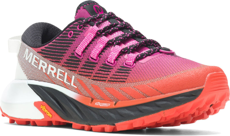 Load image into Gallery viewer, Merrell Agility Peak 4 Trail-Running Shoes - Women&#39;s 8.5M Fuchsia/Tang
