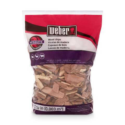 Weber Firespice Mesquite All Natural Mesquite Wood Smoking Chips 192 cu in