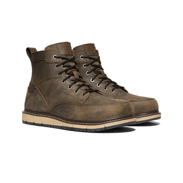 Keen Men's San Jose 6" Waterproof Boot (Aluminum Toe) 10.5EE Cascade Brown/Black