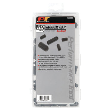 Performance Tool 80 pc. Vacuum Cap Assortment