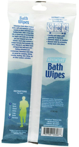 Adventure Medical Kits Bath Wipes (8 Pack)