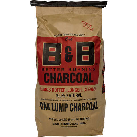 Load image into Gallery viewer, B&amp;B Charcoal All Natural Oak Hardwood Lump Charcoal 20 lb
