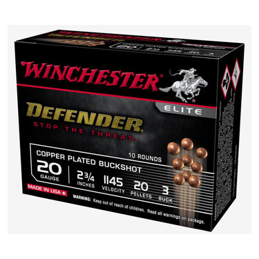 Winchester Defender 20 Gauge Shotshells 10rd