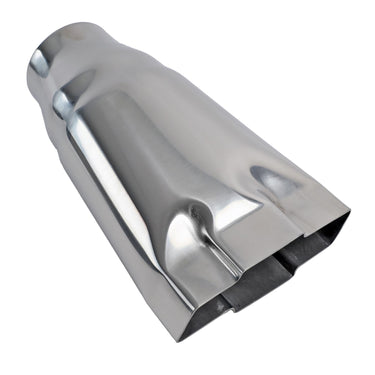 AP Exhaust Xlerator Bowtie, Chrome 2.50 Inch Exhaust Tip XSCB212
