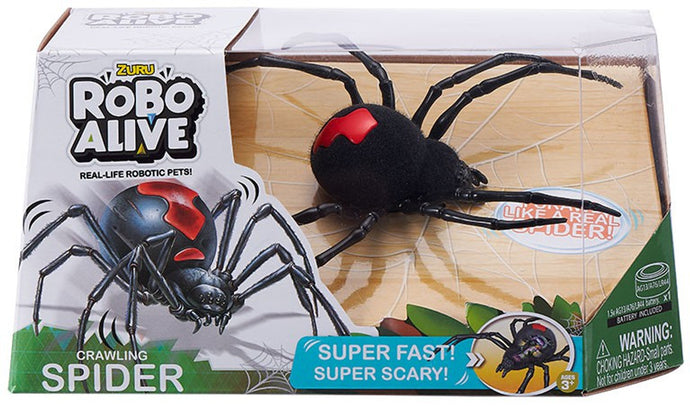 ZURU Robo Alive Crawling Spider Robotic Pet Figure