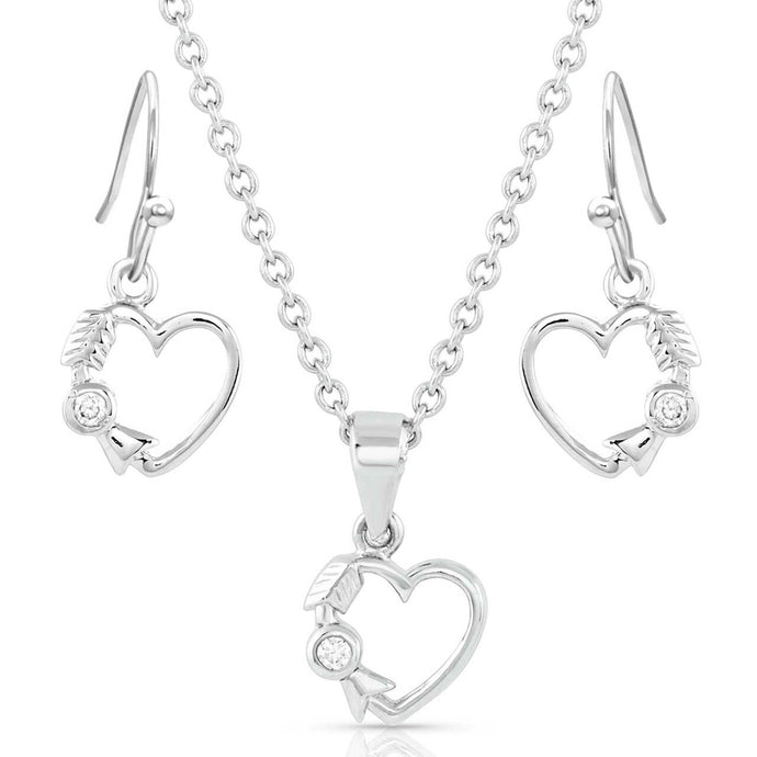 Montana Silversmith Fiery Heart of Ice Jewelry Set