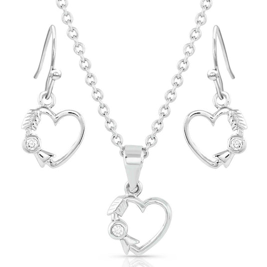 Montana Silversmith Fiery Heart of Ice Jewelry Set