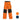 STIHL ProMark Nylon Wrap Chaps Orange 36 inch