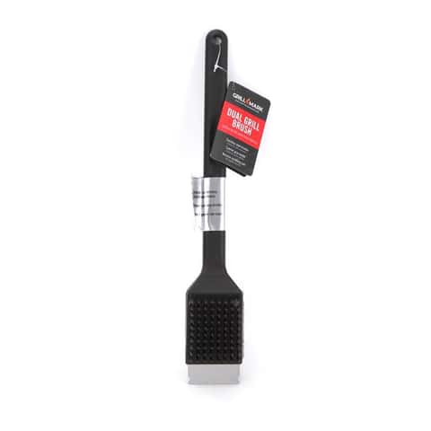 Load image into Gallery viewer, Grill Mark Dual Grill Brush w/ Scraper
