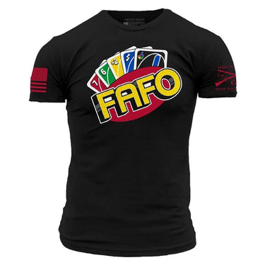 Grunt Style FAFO Wild Card T-Shirt (Black) Size XL