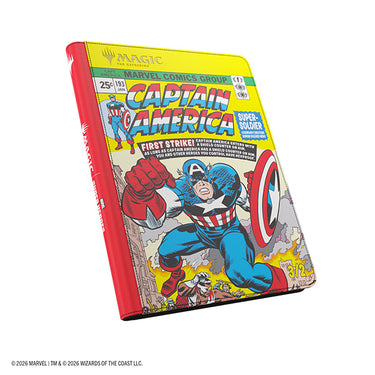 Gamegenic Album: MTG 18-Pocket Zip-Up- Marvel Super Heroes- Captain America/Black Panther